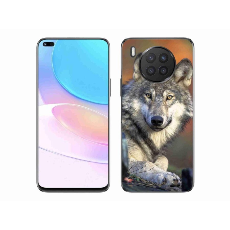 Gél tok mmCase mobil Huawei Nova 8i - farkas