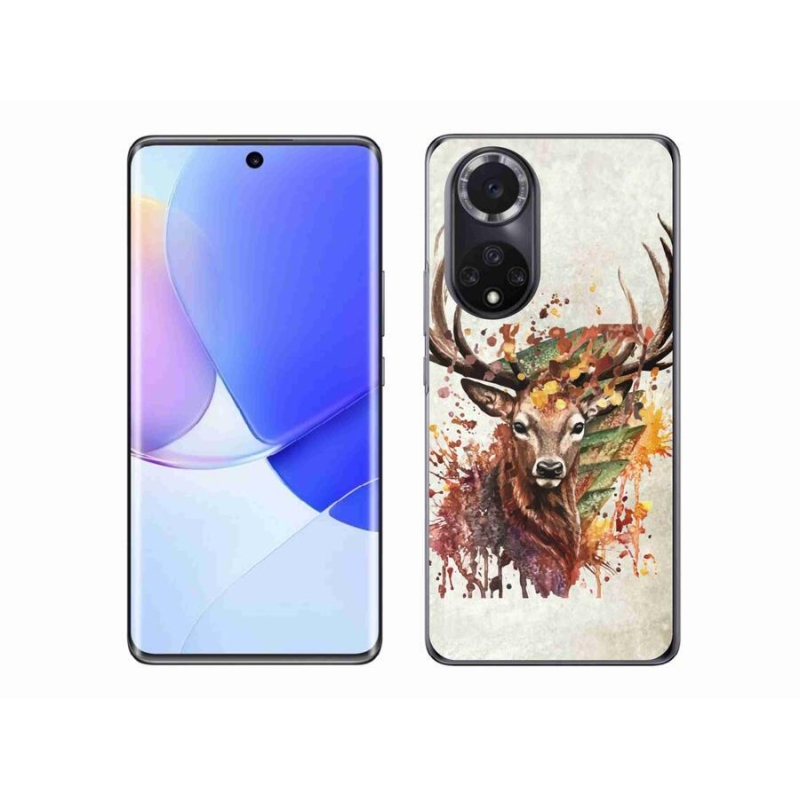 Gél tok mmCase mobil Huawei Nova 9 - szarvas 1