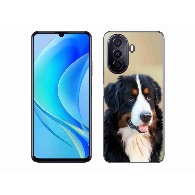 Gél tok mmCase a mobil Huawei Nova Y70 - Berni hegyi kutya mobilhoz