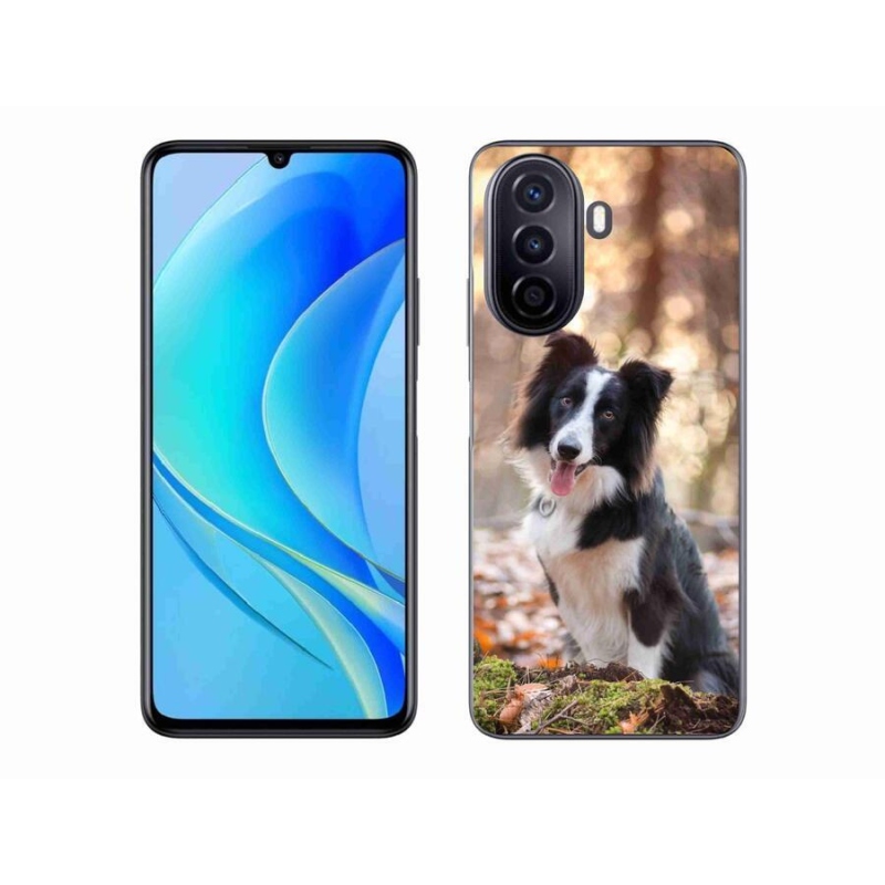 Gél tok mmCase mobil Huawei Nova Y70 - border colie 1