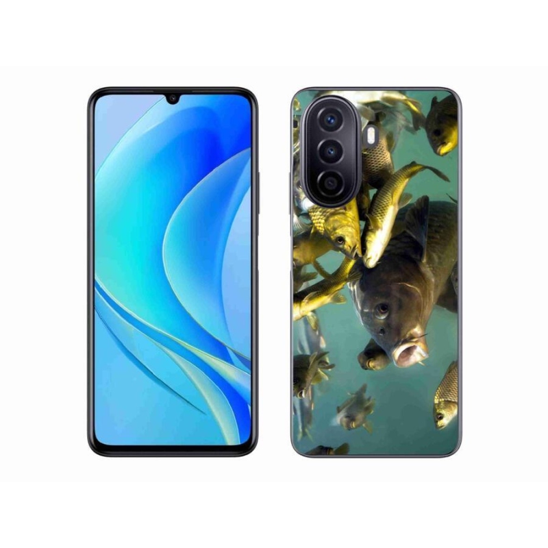 Gél tok mmCase a mobil Huawei Nova Y70 - halak iskolája számára