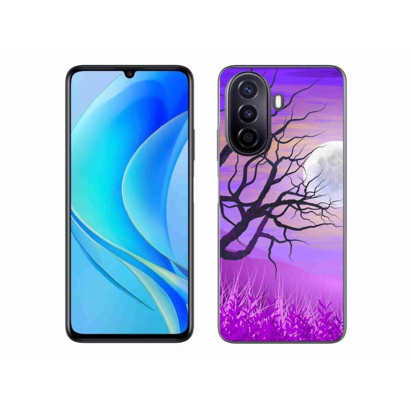 Gél tok mmCase a mobil Huawei Nova Y70 - rajzfilmes kidőlt fa számára