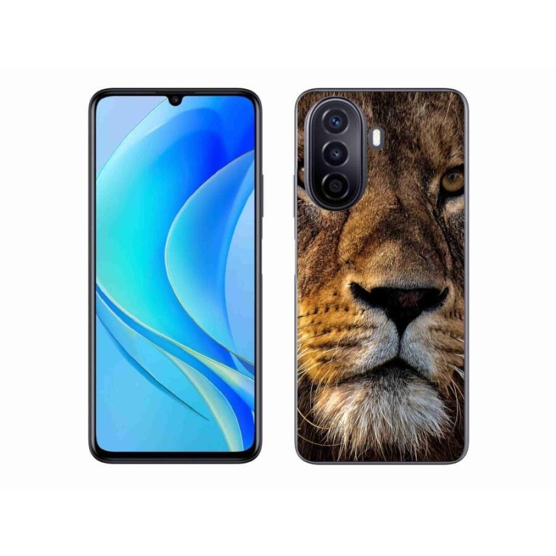 Gél tok mmCase a Huawei Nova Y70-hez - oroszlán