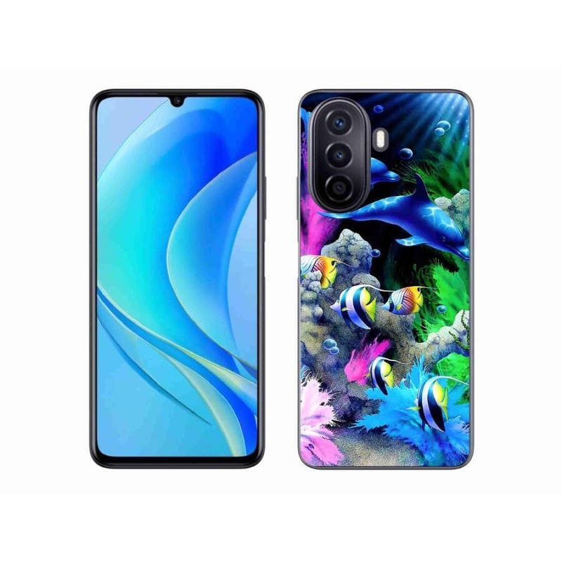 Gél tok mmCase a mobil Huawei Nova Y70 - tengeri világhoz
