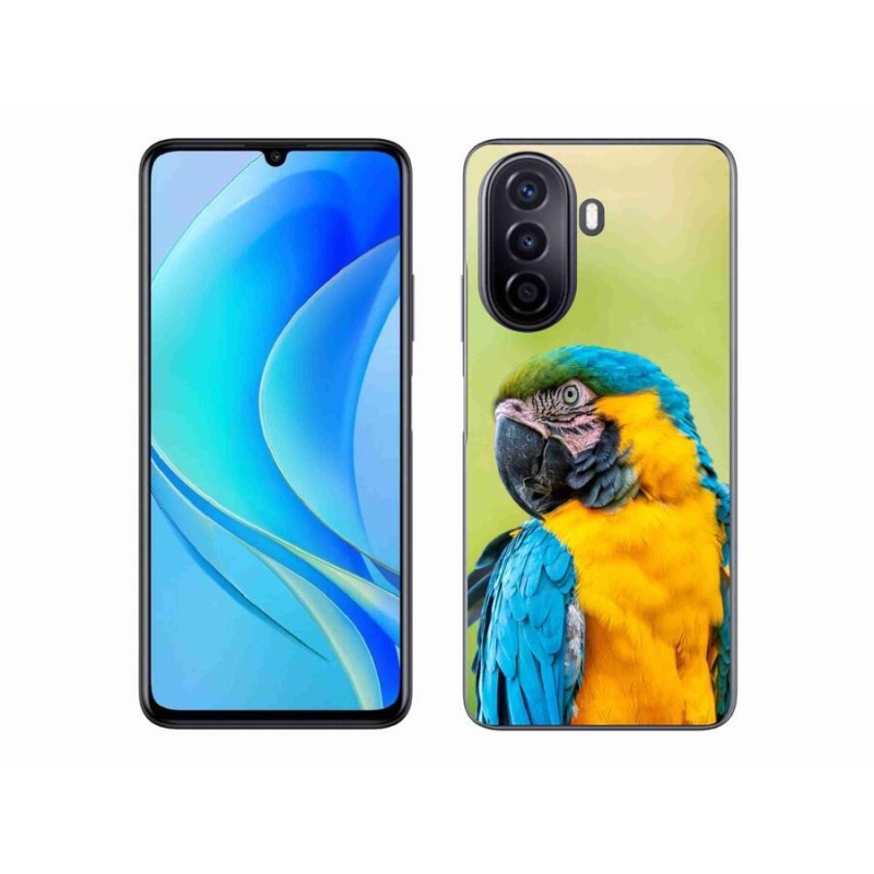 Gél tok mmCase mobil Huawei Nova Y70 - papagáj ara 2