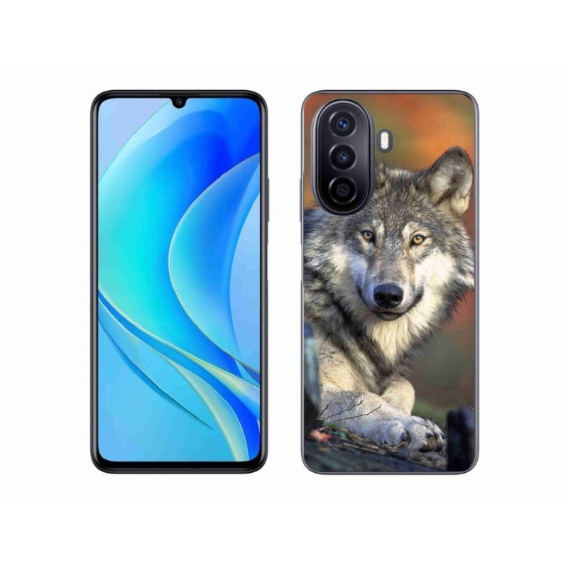 Gél tok mmCase mobil Huawei Nova Y70 - farkas