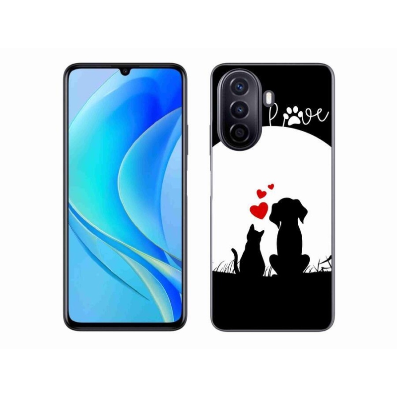 Gél tok mmCase mobil Huawei Nova Y70 - állati szeretet