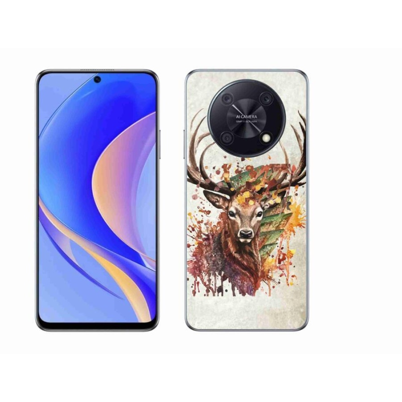 Gél tok mmCase mobil Huawei Nova Y90 - szarvas 1