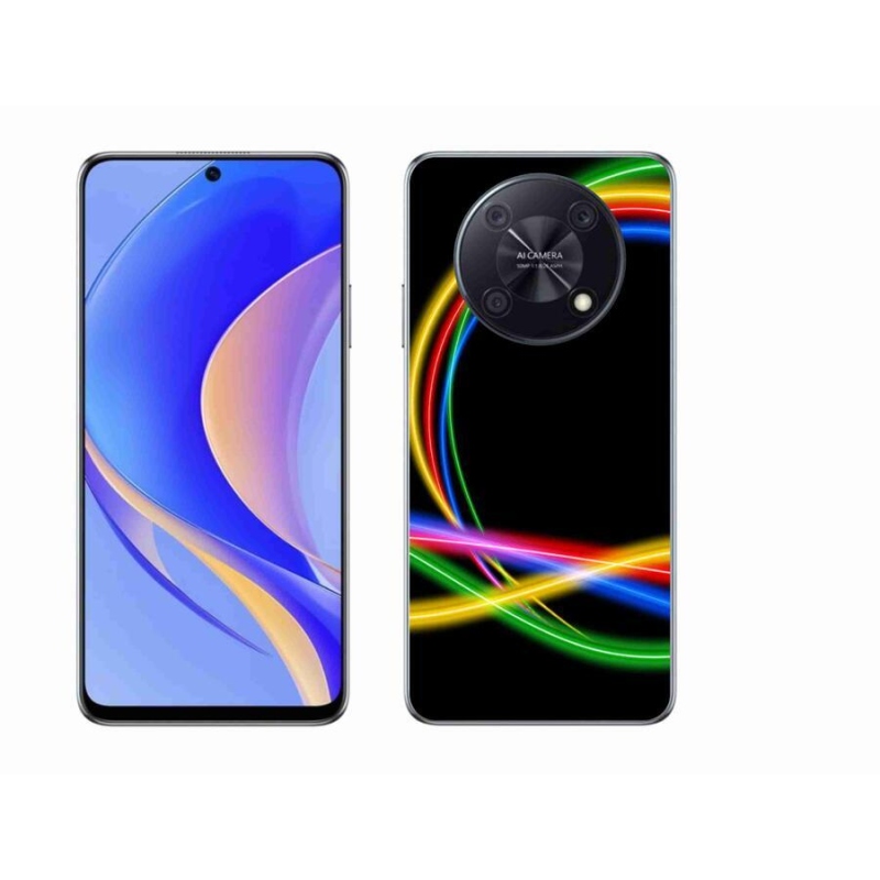 Gél tok mmCase a mobil Huawei Nova Y90 - neon körökre