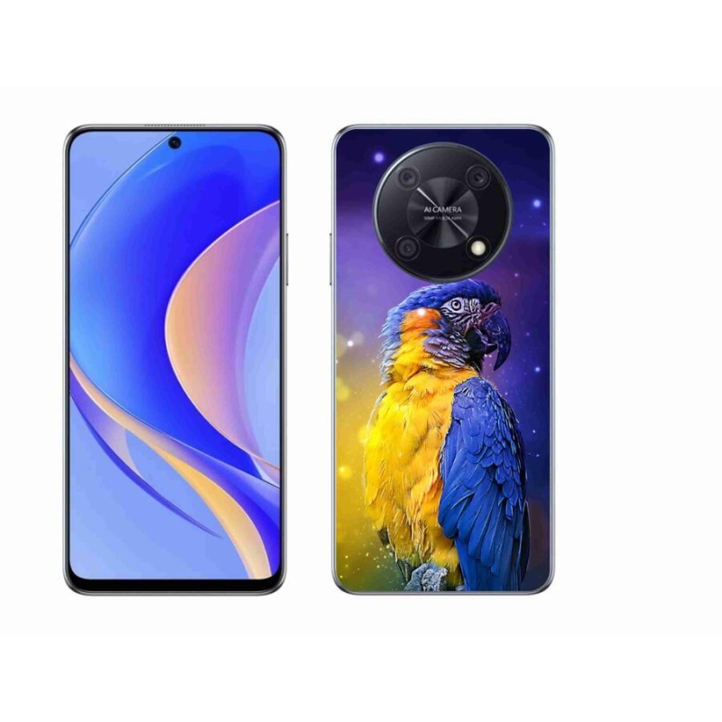 Gél tok mmCase mobil Huawei Nova Y90 - papagáj ara 1