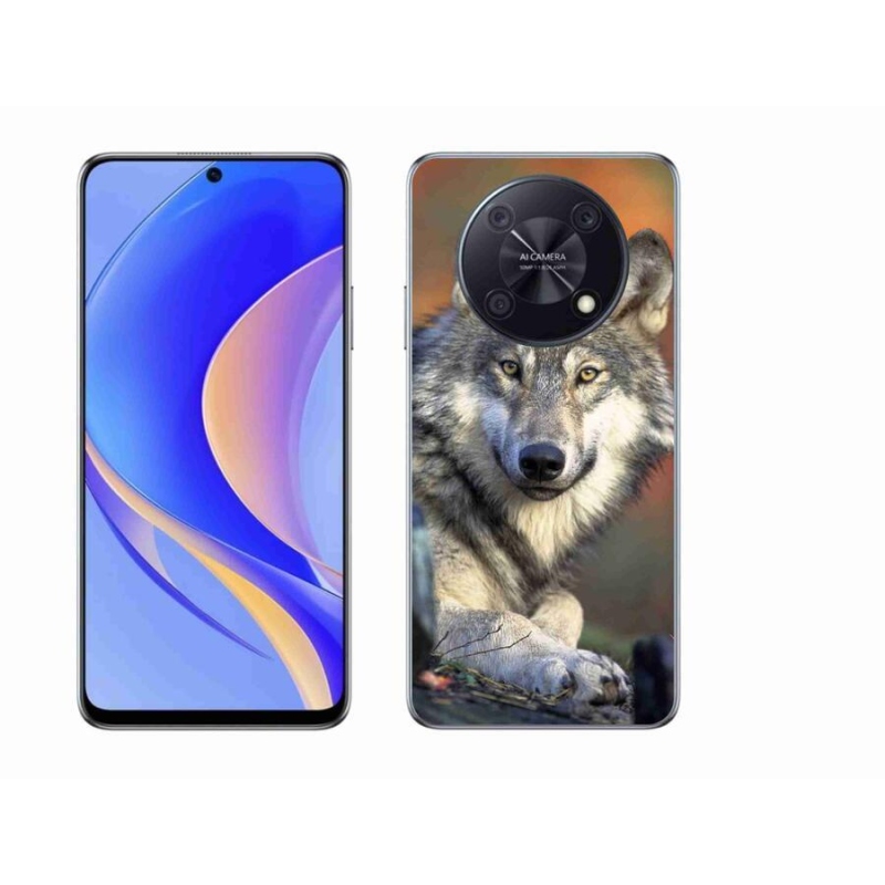 Gél tok mmCase mobil Huawei Nova Y90 - farkas