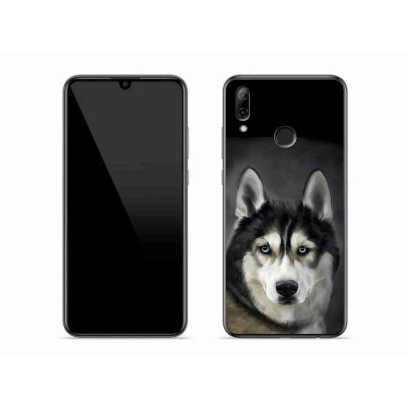 Gél tok mmCase a mobil Huawei P Smart (2019) - husky