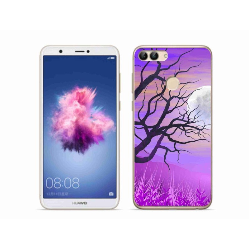 Gél tok mmCase mobil Huawei P Smart - rajzfilmes kidőlt fa