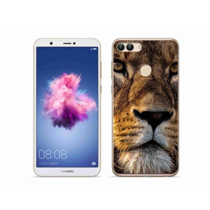 Gél tok mmCase mobil Huawei P Smart - oroszlán