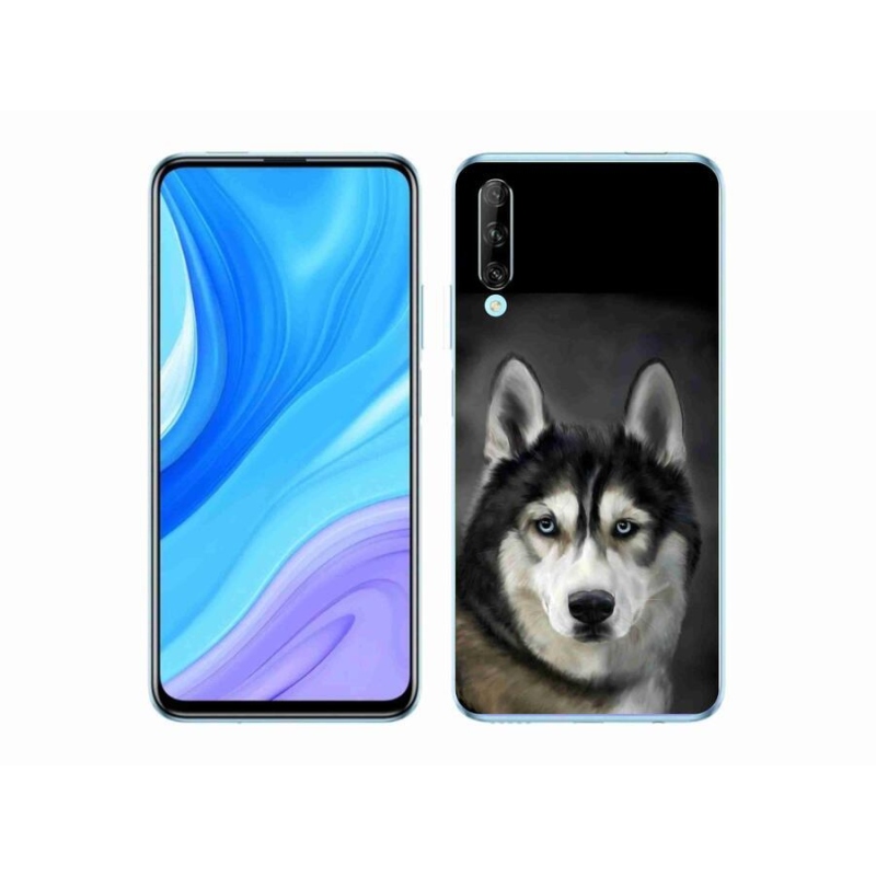 Gél tok mmCase mobil Huawei P Smart Pro (2019) - husky