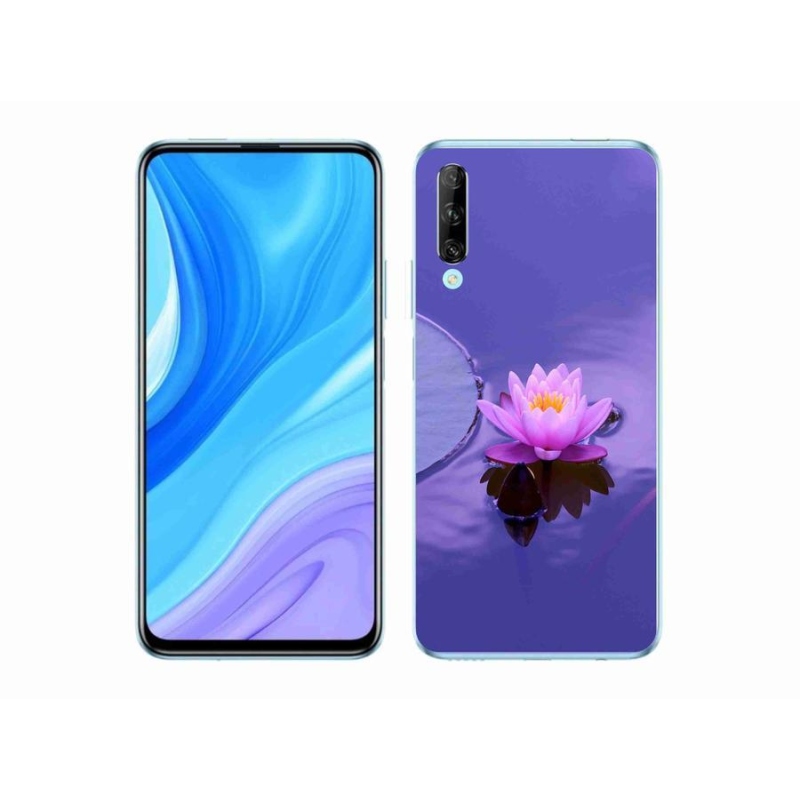 Gél tok mmCase mobil Huawei P Smart Pro (2019) - virág a felületen