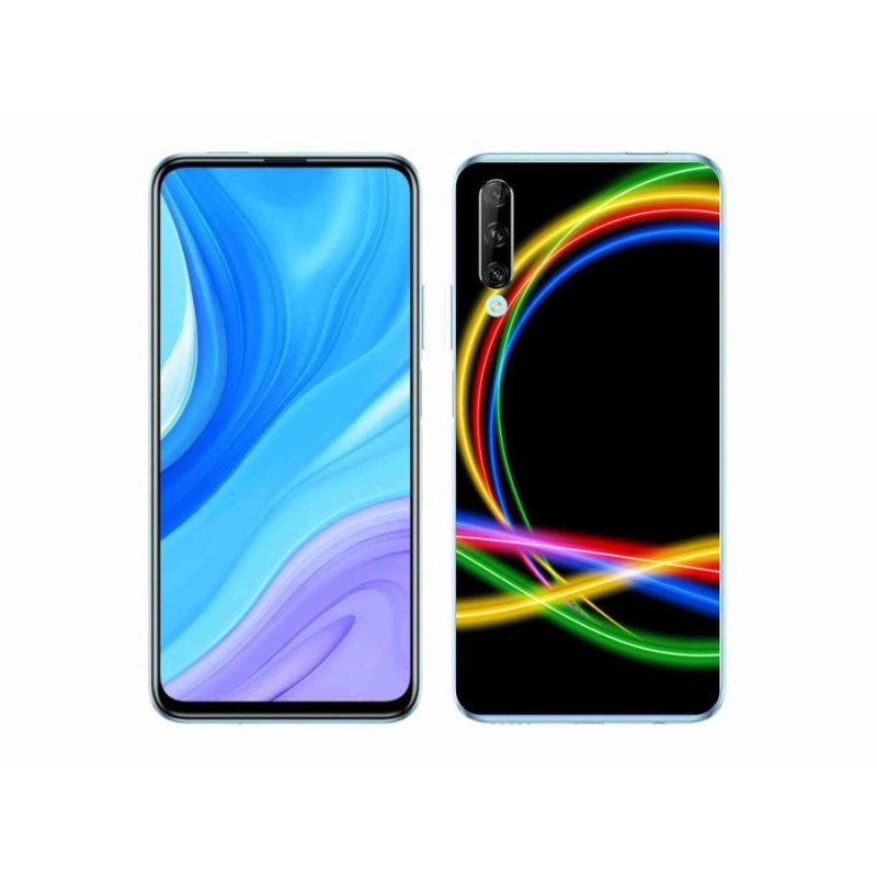 Gél tok mmCase a mobil Huawei P Smart Pro (2019) - neon körökre