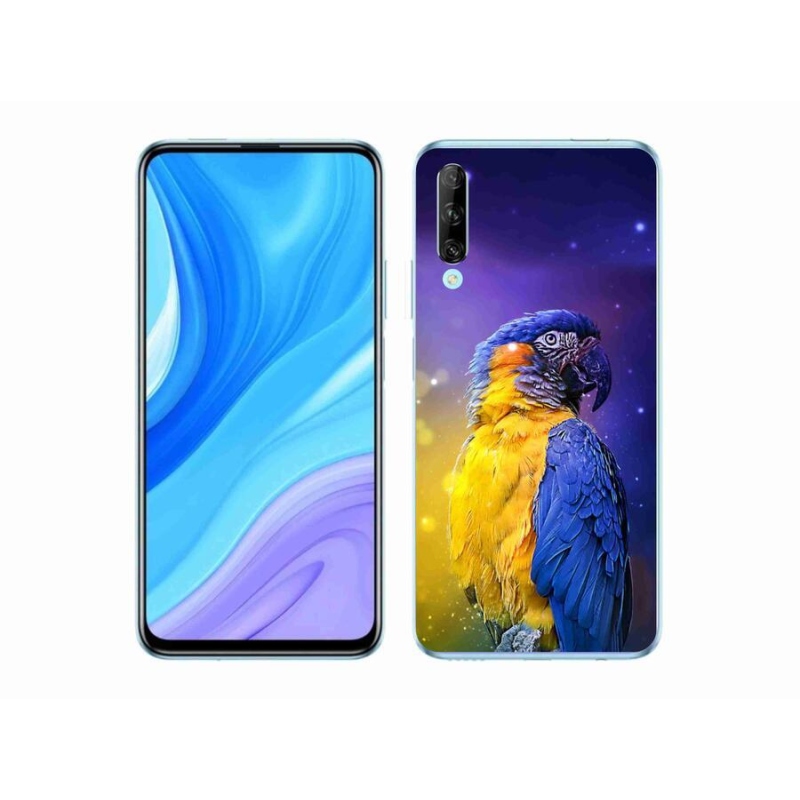 Gél tok mmCase mobil Huawei P Smart Pro (2019) - papagáj ara 1