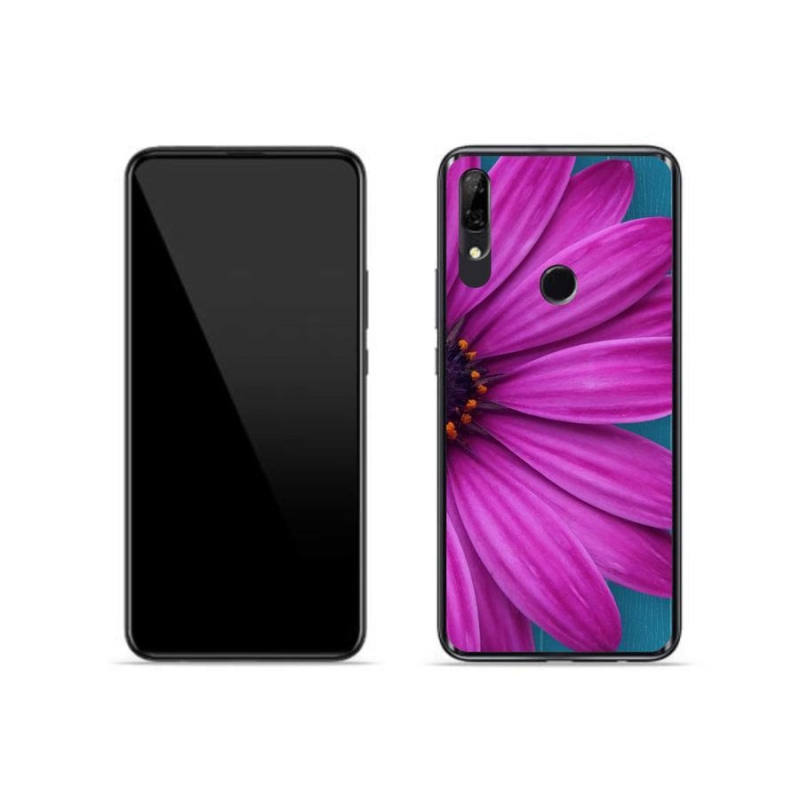 Gél tok mmCase a mobil Huawei P Smart Z készülékhez - lila százszorszép