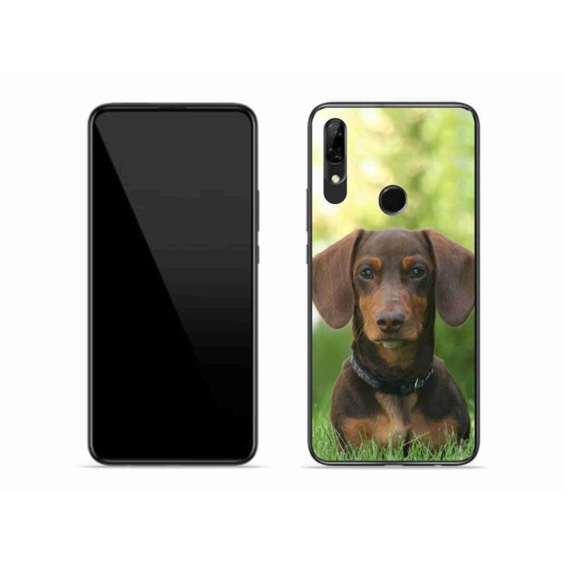 Gél tok mmCase a mobil Huawei P Smart Z - barna tacskóhoz