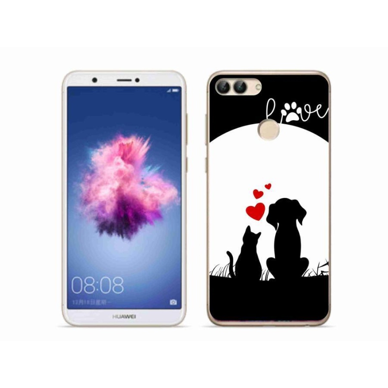 Gél tok mmCase mobil Huawei P Smart - állati szeretet