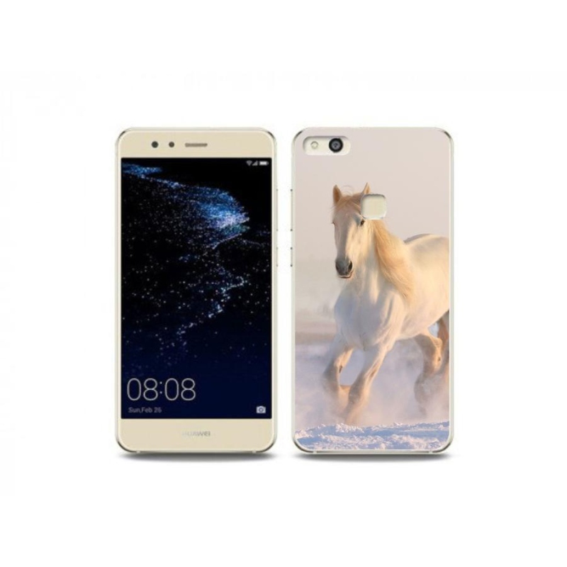 Gél tok mmCase mobil Huawei P10 Lite - ló a hóban