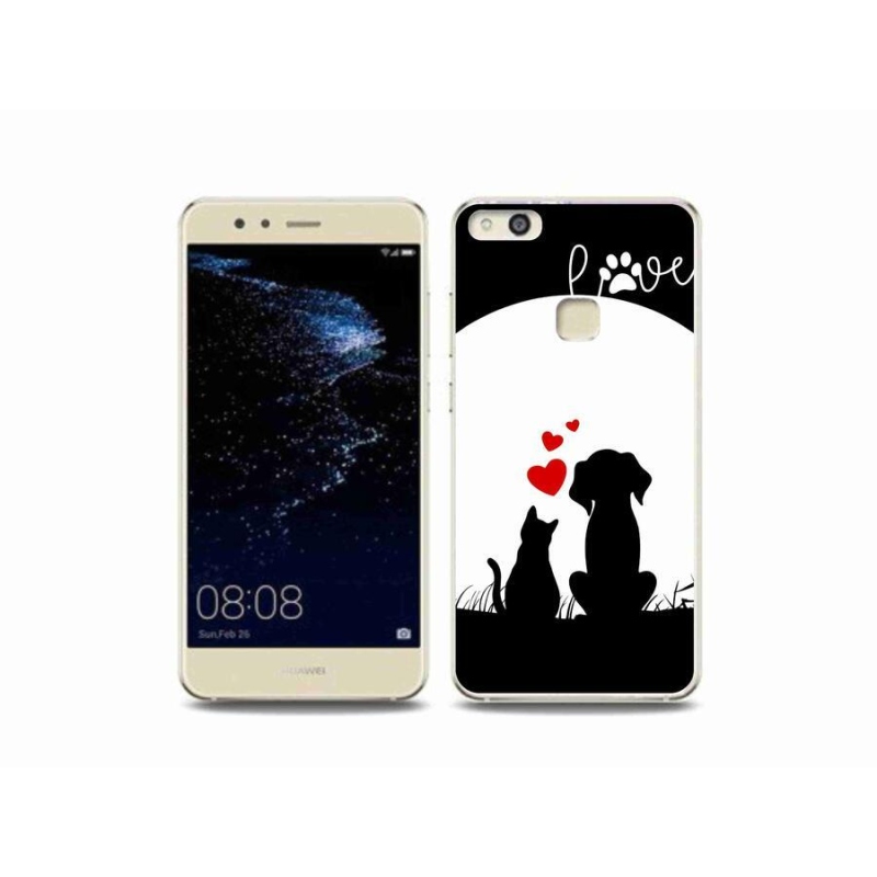 Gél tok mmCase mobil Huawei P10 Lite - állati szeretet