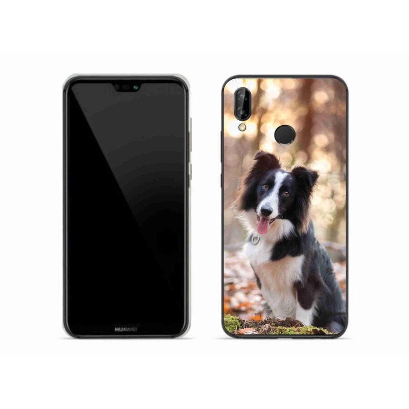 Gél tok mmCase mobil Huawei P20 Lite - border colie 1