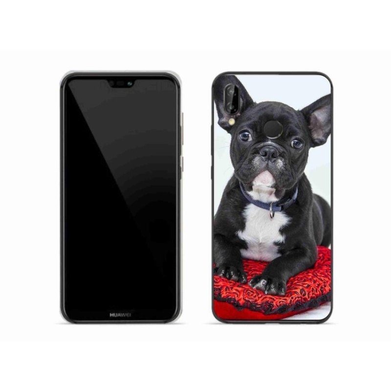 Gél tok mmCase a mobil Huawei P20 Lite készülékhez - bulldog