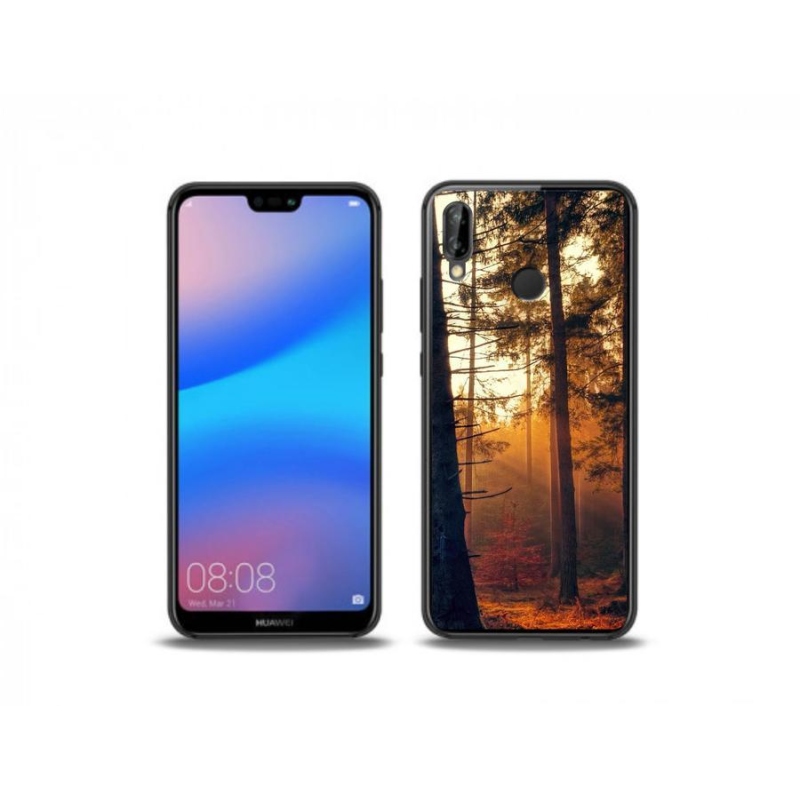 Gél tok mmCase a Huawei P20 Lite készülékhez - erdő