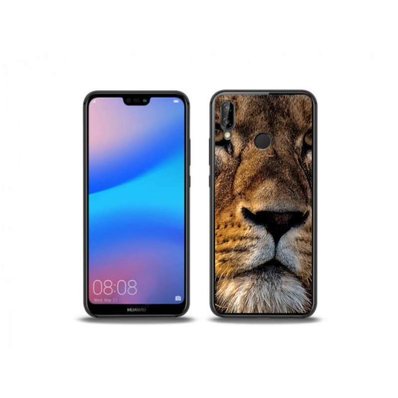 Gél tok mmCase a Huawei P20 Lite készülékhez - oroszlán