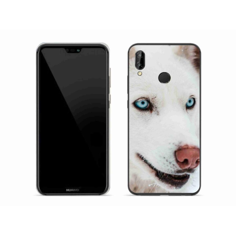 Gél tok mmCase a Huawei P20 Lite számára - kutyaszemmel nézet
