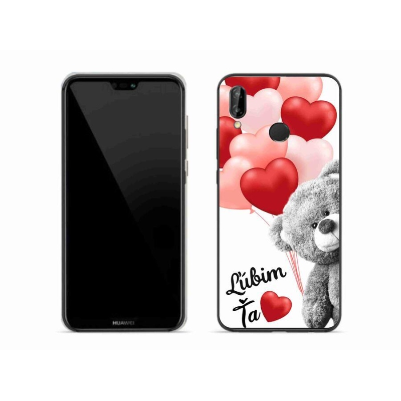 Gél tok mmCase mobil Huawei P20 Lite - I love you en