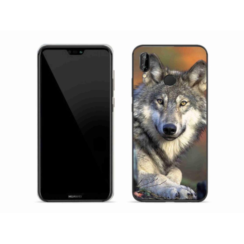 Gél tok mmCase a Huawei P20 Lite készülékhez - farkas