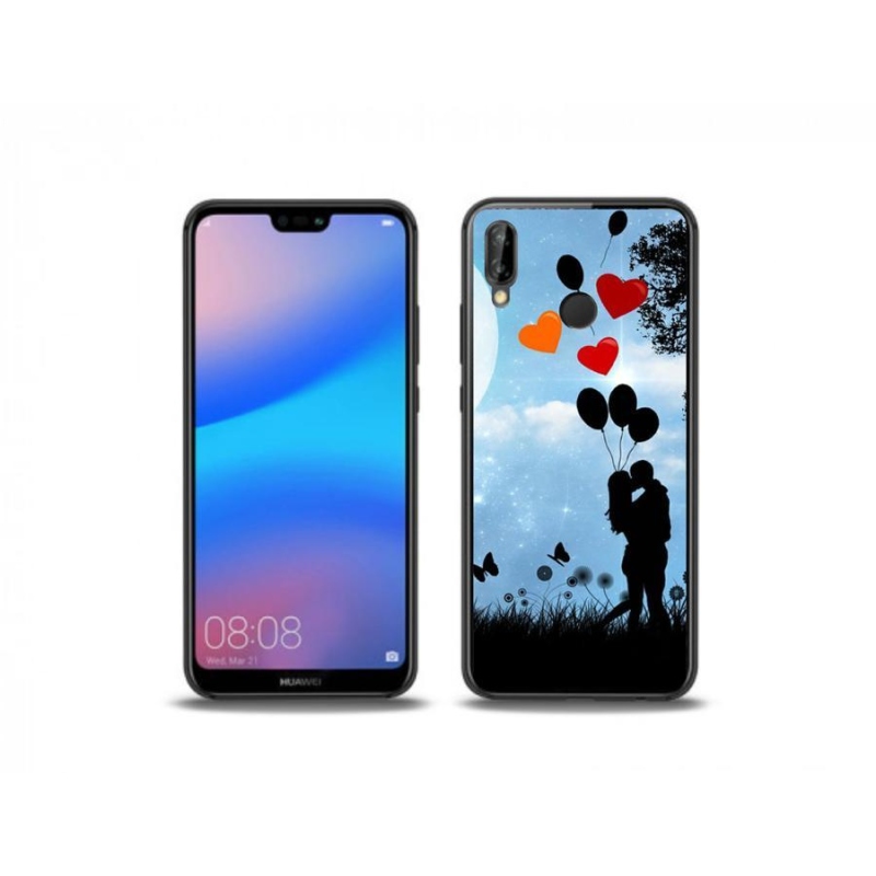 Gél tok mmCase mobil Huawei P20 Lite - szerelmes pár