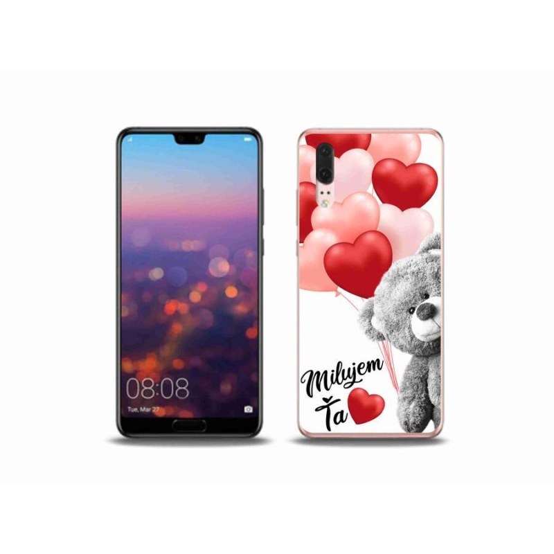 Gél tok mmCase mobil Huawei P20 - I love you
