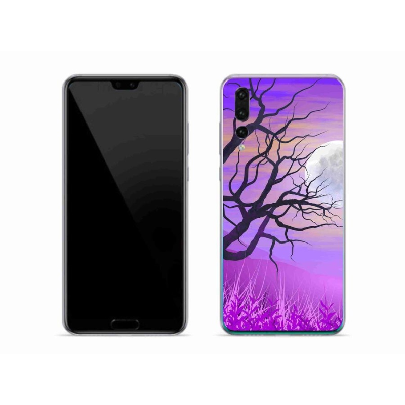 Gél tok mmCase a mobil Huawei P20 Pro - rajzfilmes kidőlt fa számára