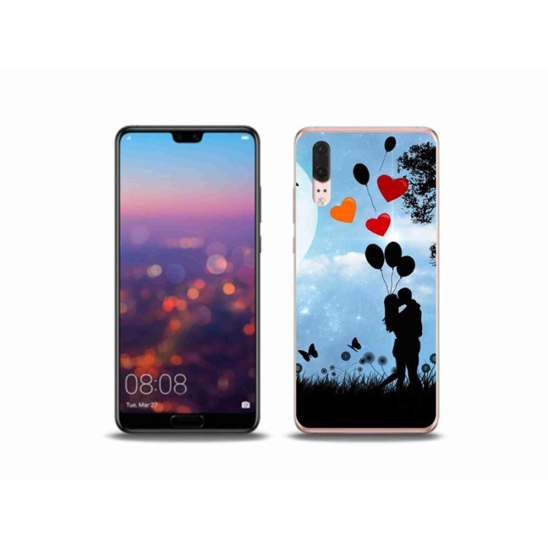 Gél tok mmCase mobil Huawei P20 - szerelmes pár