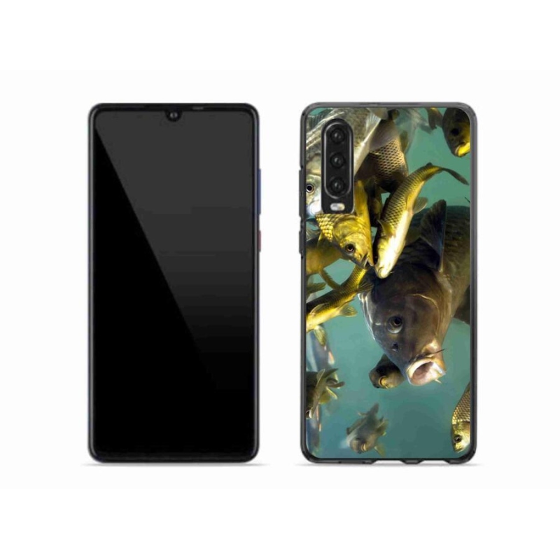 Gél tok mmCase a mobil Huawei P30 - halak iskolája számára