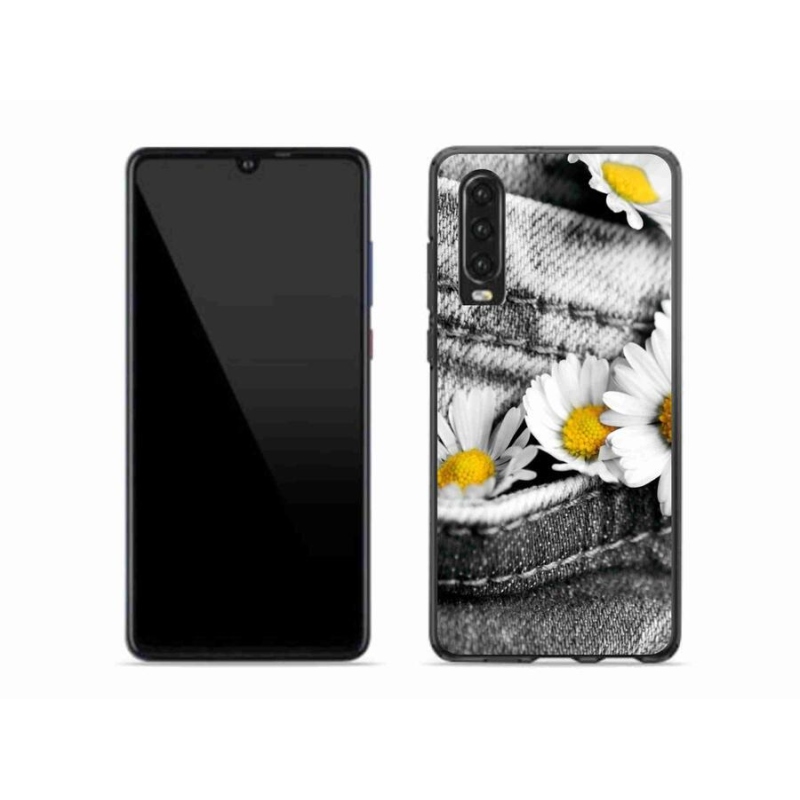 Gél tok mmCase mobiltelefonhoz Huawei P30 - margaréták
