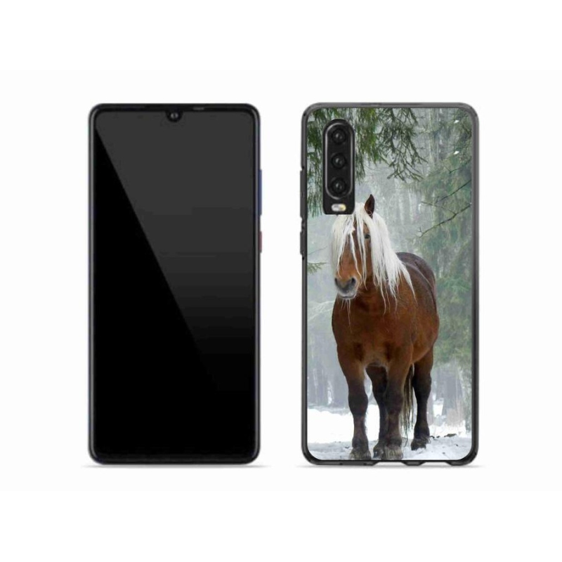Gél tok mmCase mobil Huawei P30 - ló az erdőben