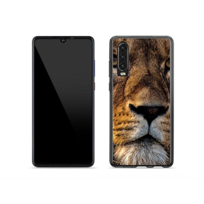 Gél tok mmCase a Huawei P30-hoz - oroszlán