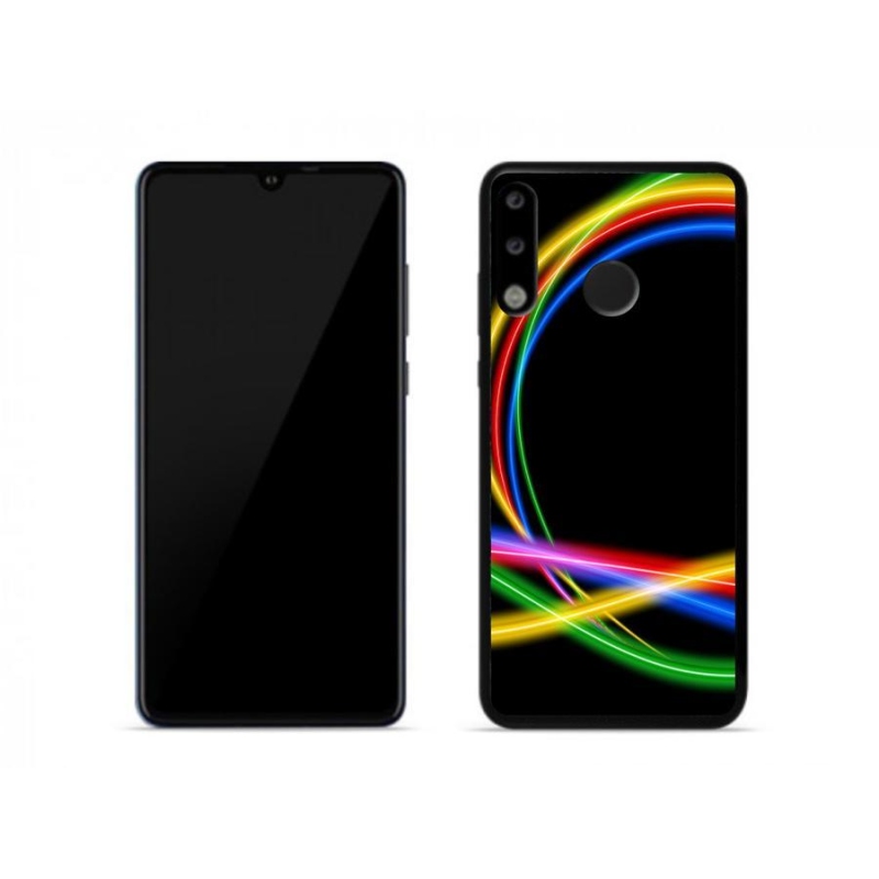 Gél tok mmCase a Huawei P30 Lite készülékhez - neon körök