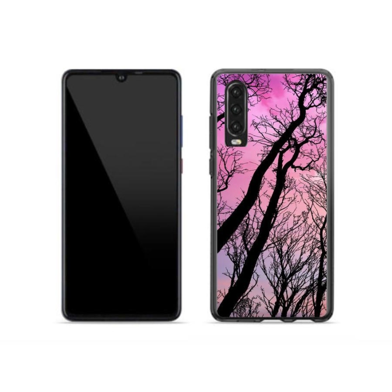 Gél tok mmCase a mobil Huawei P30 - kidőlt fákhoz