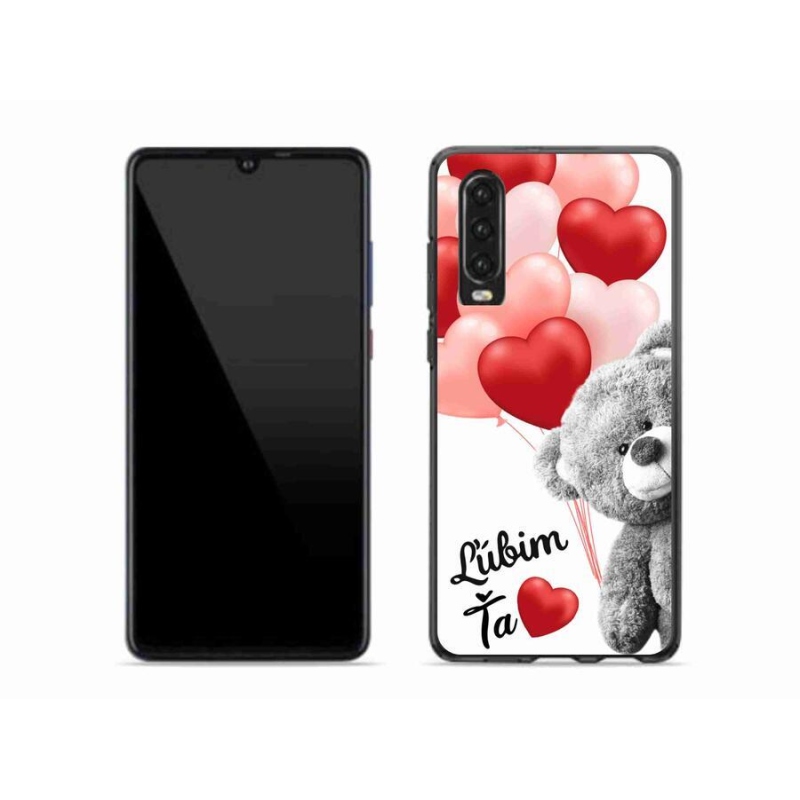 Gél tok mmCase mobil Huawei P30 - I love you en