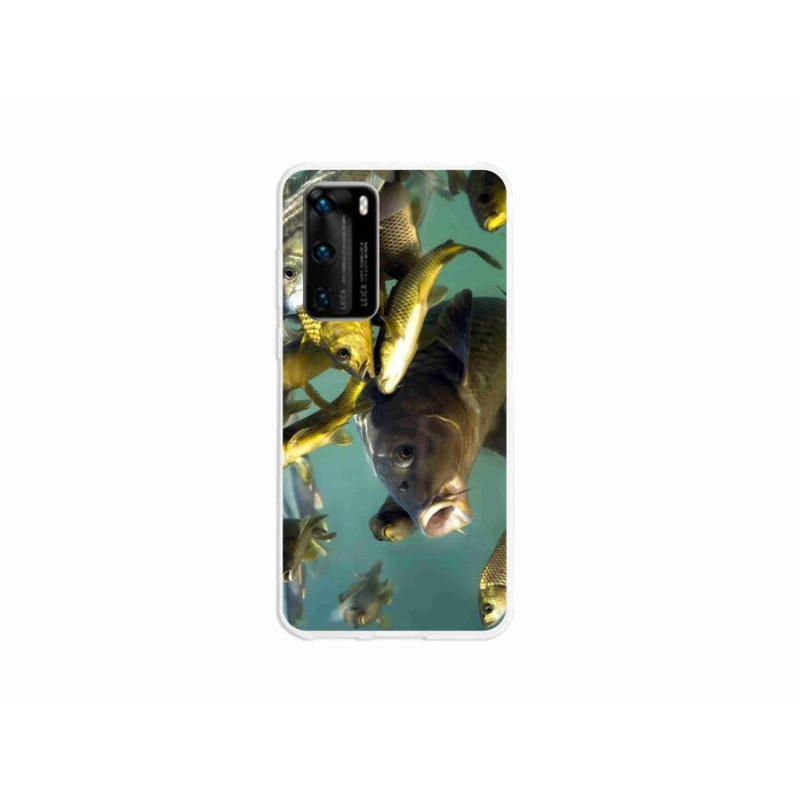 Gél tok mmCase a mobil Huawei P40 - halak iskolája számára