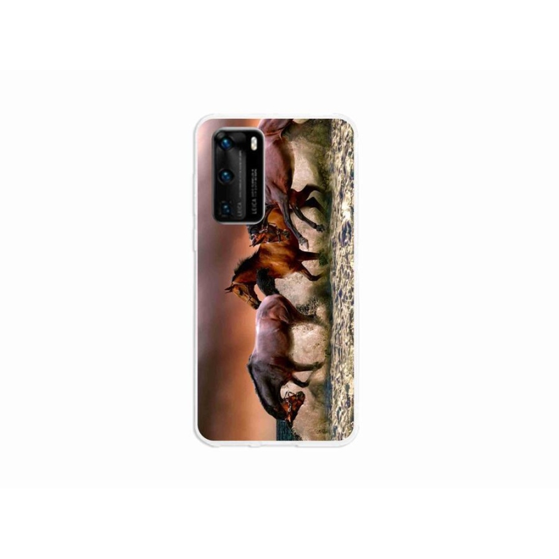 Gél tok mmCase mobil Huawei P40 - lovak 1