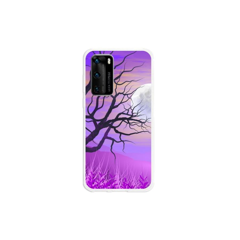 Gél tok mmCase mobil Huawei P40 - rajzfilmes kidőlt fa mmCase mobil Huawei P40 - rajzfilmes kidőlt fa