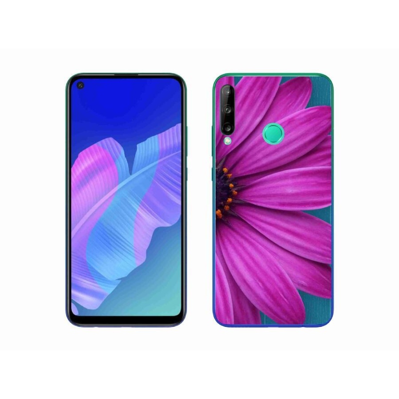 Gél tok mmCase mobiltelefonhoz Huawei P40 Lite E - lila százszorszép