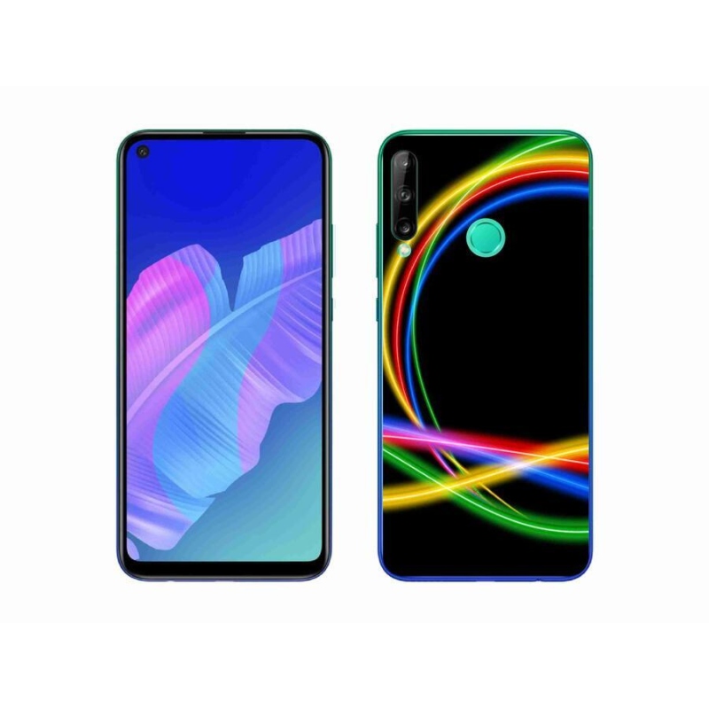 Gél tok mmCase a mobil Huawei P40 Lite E - neon körökre